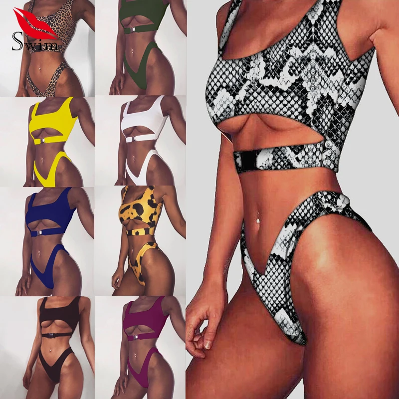 Swimsuit Women Bikini Leopard Push Up Mini Bikini Sexy Thong Monokini Snake Print Swimwear May Women Beach Buckle Swimsuits
Swimsuit Women Bikini Leopard Push Up Mini Bikini Sexy Thong Monokini Snake Print Swimwear May Women Beach Buckle Swimsuits
