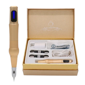 Liberty Tattoo Machine Set - Permanent Eyebrow Makeup Pen Kit + Power Supply + 10 Needle Cartridges + Eyebrow Practice Skin
Liberty Tattoo Machine Set - Permanent Eyebrow Makeup Pen Kit + Power Supply + 10 Needle Cartridges + Eyebrow Practice Skin