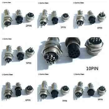 1set GX16-2/3/4/5/6/7/8/9/10 Pin Male & Female Diameter 16mm Wire Panel Connector GX16 Circular Connector Aviation Socket Plug
1set GX16-2/3/4/5/6/7/8/9/10 Pin Male & Female Diameter 16mm Wire Panel Connector GX16 Circular Connector Aviation Socket Plug