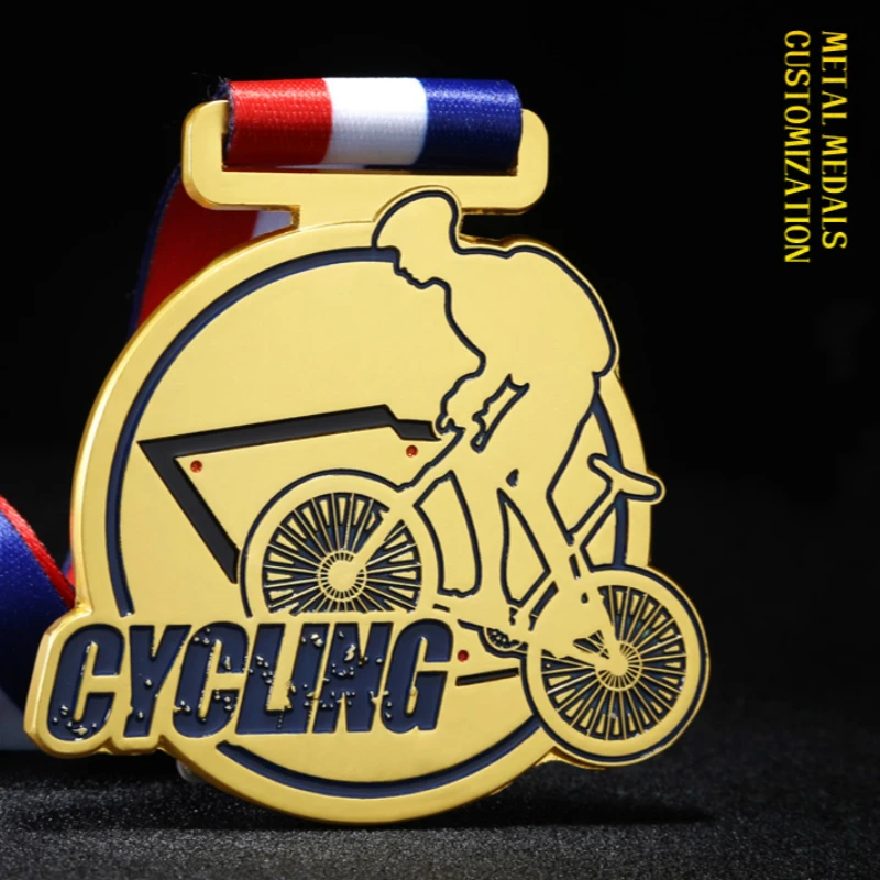 Quality Outdoor Cycling Competition Medal Mountain Bike Cross Country Rac Champions Medal Holder Free Engraving Medals Badges
Quality Outdoor Cycling Competition Medal Mountain Bike Cross Country Rac Champions Medal Holder Free Engraving Medals Badges