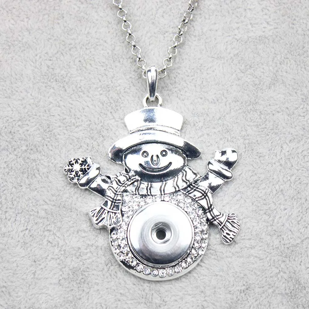 Hot Sale Snap Jewelry Metal Snowman Snap Necklace Pendant Fit DIY 18/20mm Snap Button Charms for Women Jewelry
Hot Sale Snap Jewelry Metal Snowman Snap Necklace Pendant Fit DIY 18/20mm Snap Button Charms for Women Jewelry