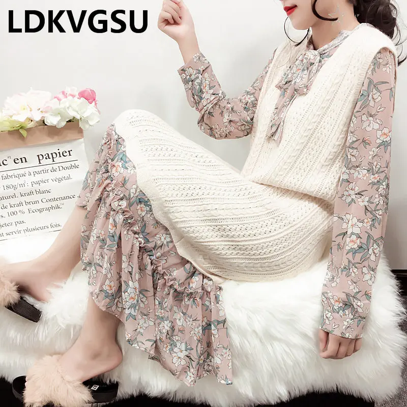 Fashion Spring Pullovers 2019 New Korean Women Knitted Vest Top Long Solid Loose Jumpers V-neck Sleeveless Sweater Dress Is1758
Fashion Spring Pullovers 2019 New Korean Women Knitted Vest Top Long Solid Loose Jumpers V-neck Sleeveless Sweater Dress Is1758