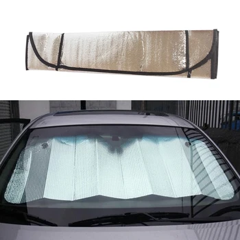 130*60cm Tin Foil Heat Reflective UV Block Cover Car Auto Folding Sun Shade Window Windshield Visor Pearl Foam Sun Visor
130*60cm Tin Foil Heat Reflective UV Block Cover Car Auto Folding Sun Shade Window Windshield Visor Pearl Foam Sun Visor