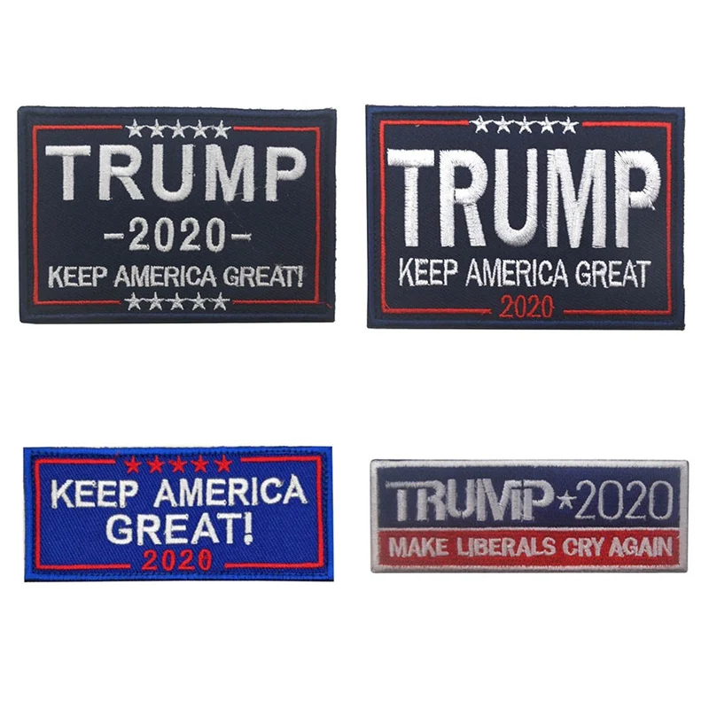 KEEPING AMERICA GREAT Trump 2020 Embroidery Patch Embroidered Patches Military Tactical Armband Fabric Sticker Sewing Applique
KEEPING AMERICA GREAT Trump 2020 Embroidery Patch Embroidered Patches Military Tactical Armband Fabric Sticker Sewing Applique