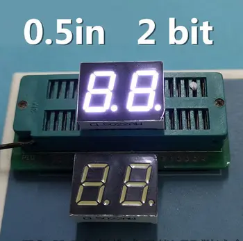 0.5inch 2bit WHITE Digital Tube LED Digit Display 7 Segment 0.5 inch 0.5'' 0.5in. two 2 bit common cathode
0.5inch 2bit WHITE Digital Tube LED Digit Display 7 Segment 0.5 inch 0.5'' 0.5in. two 2 bit common cathode