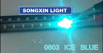 4000pcs/led SMD Luminous tube 0603 Ice Blue LED Lamp bead 1608 Clear Blue SMD 0603 light emitting diode
4000pcs/led SMD Luminous tube 0603 Ice Blue LED Lamp bead 1608 Clear Blue SMD 0603 light emitting diode