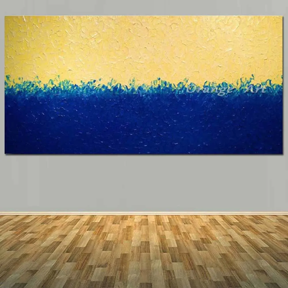 Large Hand Painted Abstract Yellow Blue Oil Painting On Canvas Abstract Wall Picturs Living Room Bedroom Hobby Home Wall Decor
Large Hand Painted Abstract Yellow Blue Oil Painting On Canvas Abstract Wall Picturs Living Room Bedroom Hobby Home Wall Decor