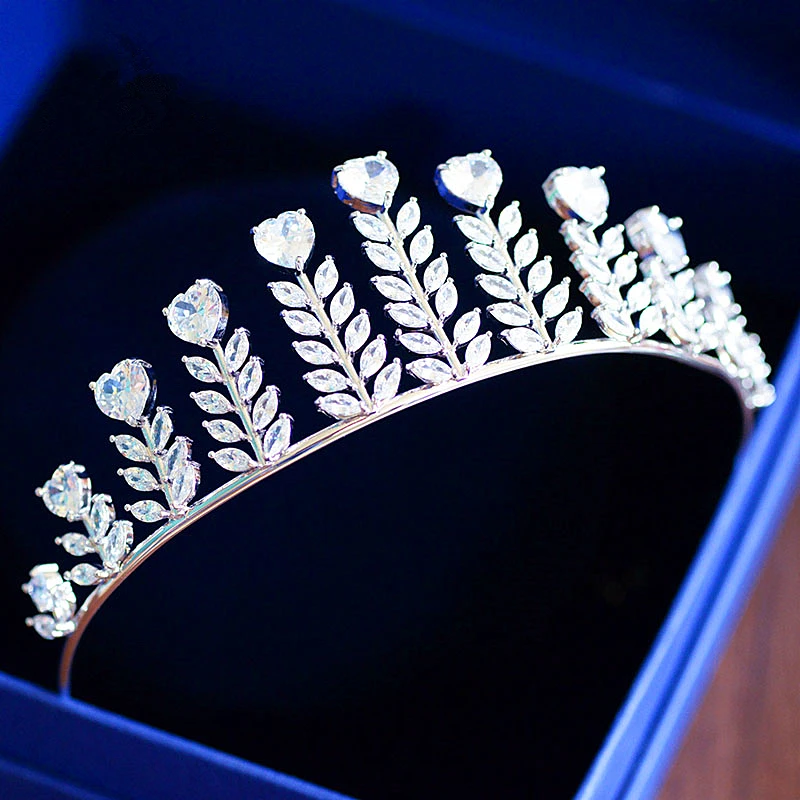 Paved Cubic Zircon Tiara Flower Full Zirconia Crown Wedding Hair Accessories Bridal Ornaments Jewelry CZ Coroa Novia WIGO1246
Paved Cubic Zircon Tiara Flower Full Zirconia Crown Wedding Hair Accessories Bridal Ornaments Jewelry CZ Coroa Novia WIGO1246