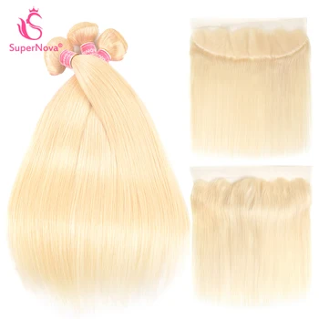 Supernova Hair 3pcs 613 Blonde Bundles With Frontal Brazilian Straight Human Hair Lace Frontal Closure With Bundles
Supernova Hair 3pcs 613 Blonde Bundles With Frontal Brazilian Straight Human Hair Lace Frontal Closure With Bundles