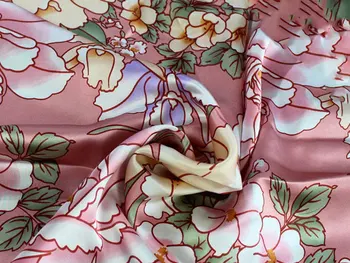 Silk fabric silk satin garment quilt cover pillowcase cloth leather foundation peony 16mm
Silk fabric silk satin garment quilt cover pillowcase cloth leather foundation peony 16mm