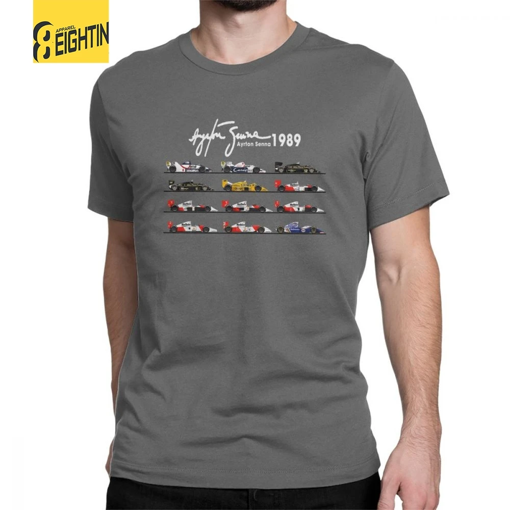 Man's All The Cars Ayton Senna Formula 1 Racing Car F1 T-Shirt Crew Neck Short Sleeve Tops Pure Cotton Tee Shirt Summer T Shirts
Man's All The Cars Ayton Senna Formula 1 Racing Car F1 T-Shirt Crew Neck Short Sleeve Tops Pure Cotton Tee Shirt Summer T Shirts