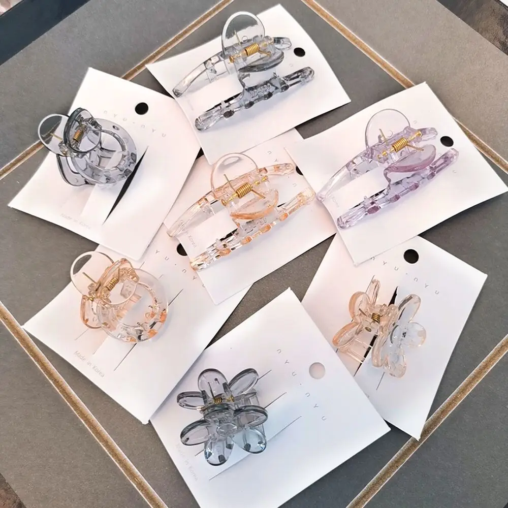 Korea Fashion Candy Color Flower Hair Claw Geometric Hollow Round Transparent Hair Clips Hair Styling Tools Hair Accessories
Korea Fashion Candy Color Flower Hair Claw Geometric Hollow Round Transparent Hair Clips Hair Styling Tools Hair Accessories