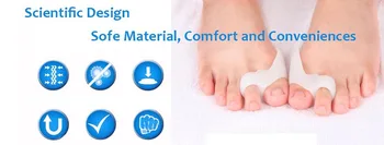 1 Pair Cushion Aid Silica Gel Toe Separator Stretchers Alignment Bunion Pain Relief Dropshipping DFA
1 Pair Cushion Aid Silica Gel Toe Separator Stretchers Alignment Bunion Pain Relief Dropshipping DFA