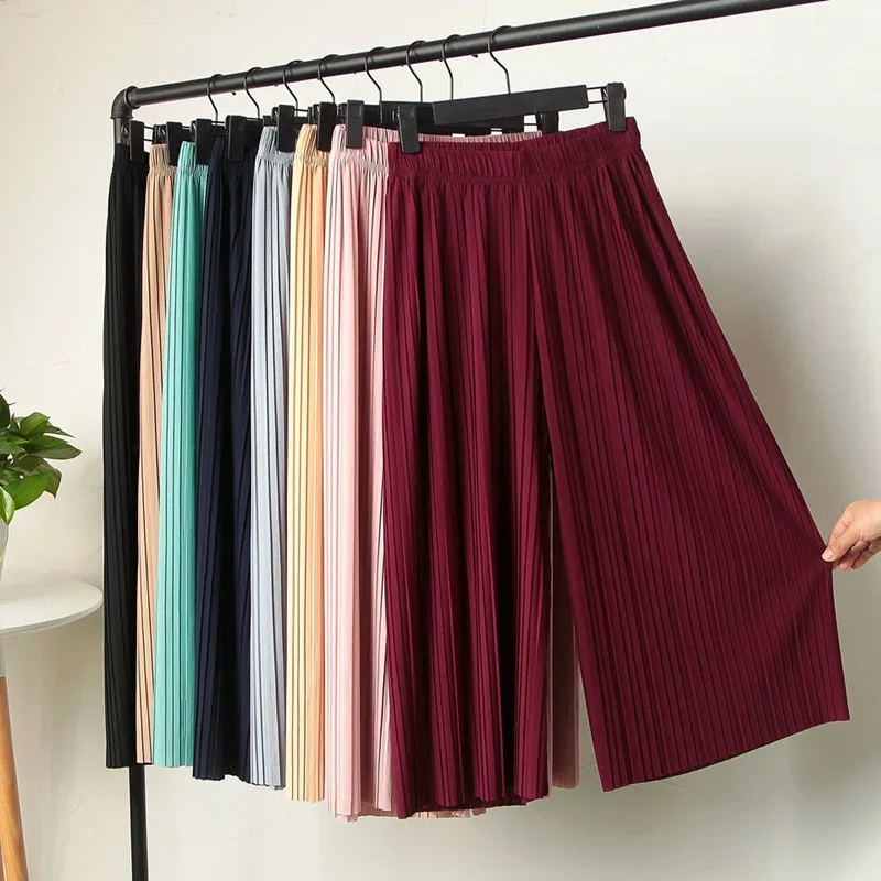 2017 Spring New Korean Version High Waist Pleated Chiffon Leggings Women's Loose Pants Women's Wear Womens Clothes Women Pants
2017 Spring New Korean Version High Waist Pleated Chiffon Leggings Women's Loose Pants Women's Wear Womens Clothes Women Pants