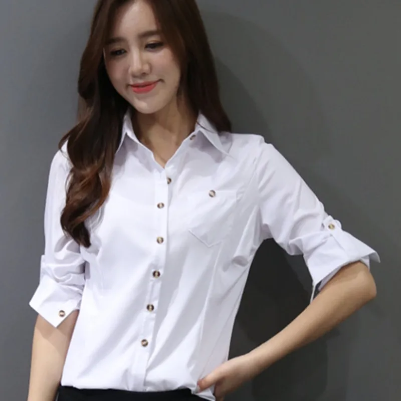 My NewIn Female Elegant Long Sleeve Black White Blouse Shirt Women Casual Streetwear Shirt Tops Button Shirt 2018
My NewIn Female Elegant Long Sleeve Black White Blouse Shirt Women Casual Streetwear Shirt Tops Button Shirt 2018