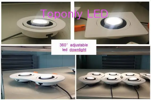 New Arrival 7w 360 adjustable Bridgelux led cob downlight color white CRI>80 UL led driver AC100-240v 500pcs/lot wholesale
New Arrival 7w 360 adjustable Bridgelux led cob downlight color white CRI>80 UL led driver AC100-240v 500pcs/lot wholesale