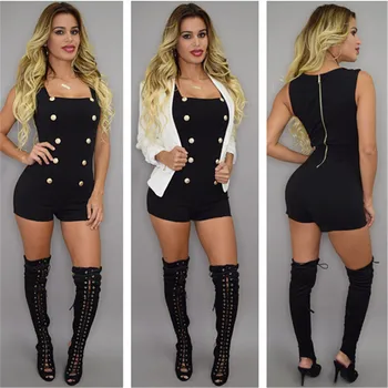 Summer new fashion fashion sleeveless women's uniforms wind buckle nightclub women's jumpsuit sexy high waist women's jumpsuit
Summer new fashion fashion sleeveless women's uniforms wind buckle nightclub women's jumpsuit sexy high waist women's jumpsuit