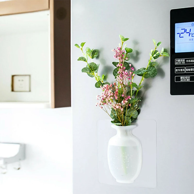 DIY Nano Magic Rubber Silicone Sticky Vase Flower Wall Hang Vase Container Floret Bottle Home Decoration Accessories Modern
DIY Nano Magic Rubber Silicone Sticky Vase Flower Wall Hang Vase Container Floret Bottle Home Decoration Accessories Modern