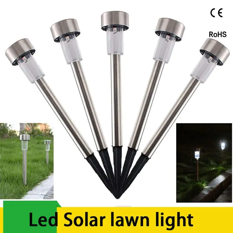 5pcs/lot Led Solar Light Stainless Steel Solar Lawn Light Garden Lamp Waterproof Outdoor Yard Path Solar Lamp
5pcs/lot Led Solar Light Stainless Steel Solar Lawn Light Garden Lamp Waterproof Outdoor Yard Path Solar Lamp