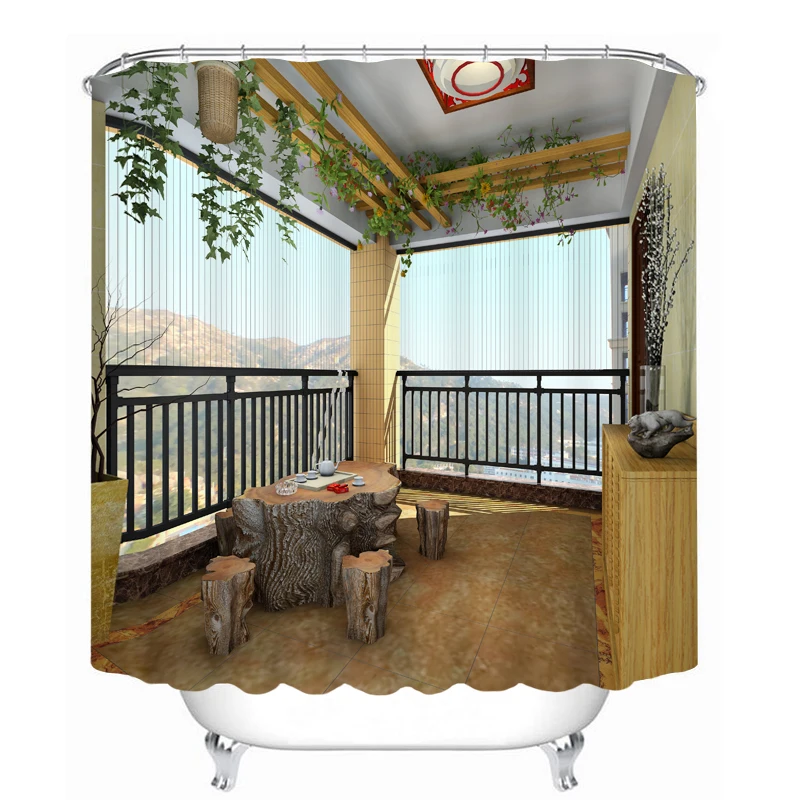 MYRU 3D Print Waterproof Balcony Shower Curtains Bath Products Bathroom Decor with Hooks
MYRU 3D Print Waterproof Balcony Shower Curtains Bath Products Bathroom Decor with Hooks