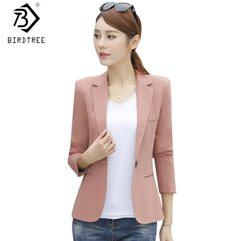 Ladies OL Jackets Women Blazer Elegant One Button Coat Women Business Suit Blouson Femme Casual Slim Tops C87210X
Ladies OL Jackets Women Blazer Elegant One Button Coat Women Business Suit Blouson Femme Casual Slim Tops C87210X