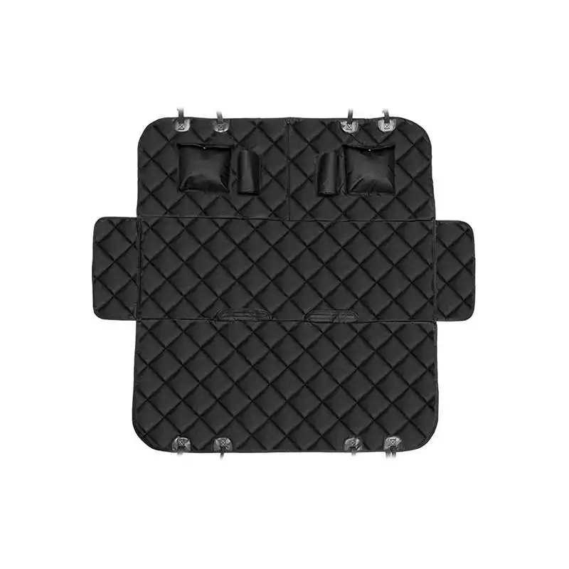 Dog Car Seat Cover, Pet Seat Cover For Cars/Trucks/ Suv'S, Hammock Convertible, 100% Waterproof Pet Back Seat Protector With E