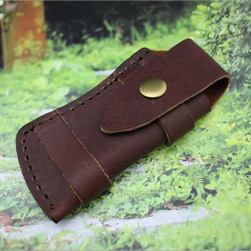 Hunting Tactical Folding Knife Sheath Cover Real Leather Outdoor Tools Portable Outdoor Tools bag
Hunting Tactical Folding Knife Sheath Cover Real Leather Outdoor Tools Portable Outdoor Tools bag