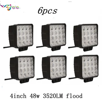 WZJOO 48W Led Work Light 4 Inch Square Offroad Light 12V 24V Driving Lights for Jeep Off-road Vehicle, ATV, SUV, UTV, 4WD, Boat 
WZJOO 48W Led Work Light 4 Inch Square Offroad Light 12V 24V Driving Lights for Jeep Off-road Vehicle, ATV, SUV, UTV, 4WD, Boat