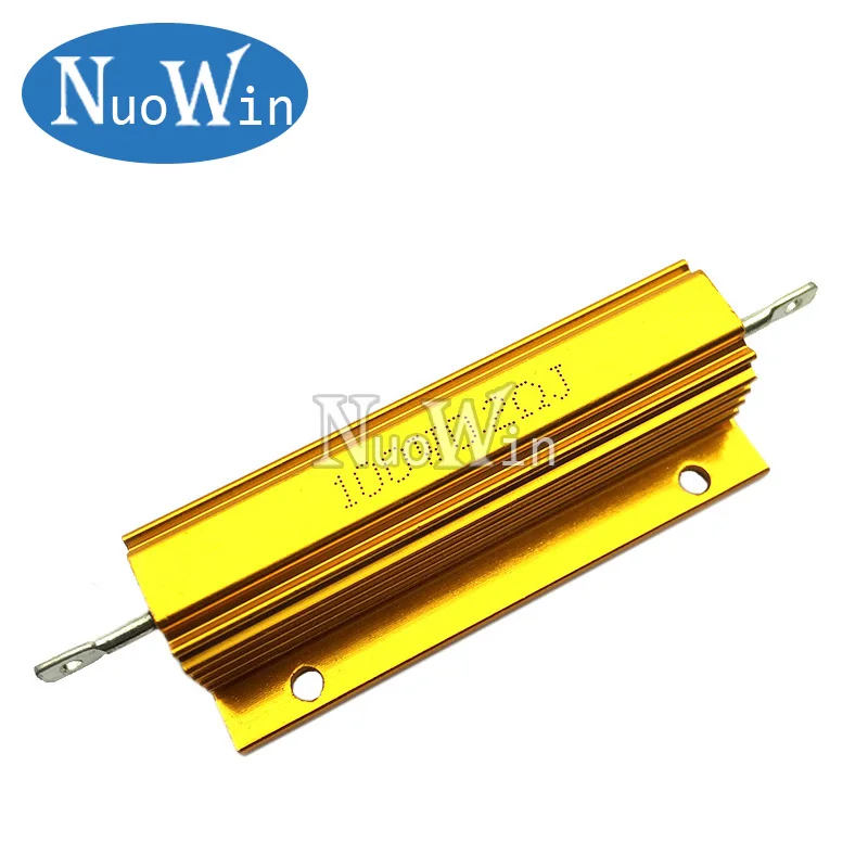 100W Aluminum Power Metal Shell Case Wirewound Resistor 0.01 ~ 100K 0.05 0.1 0.5 1 2 4 6 8 10 20 100 150 200 300 500 1K 10K ohm
100W Aluminum Power Metal Shell Case Wirewound Resistor 0.01 ~ 100K 0.05 0.1 0.5 1 2 4 6 8 10 20 100 150 200 300 500 1K 10K ohm