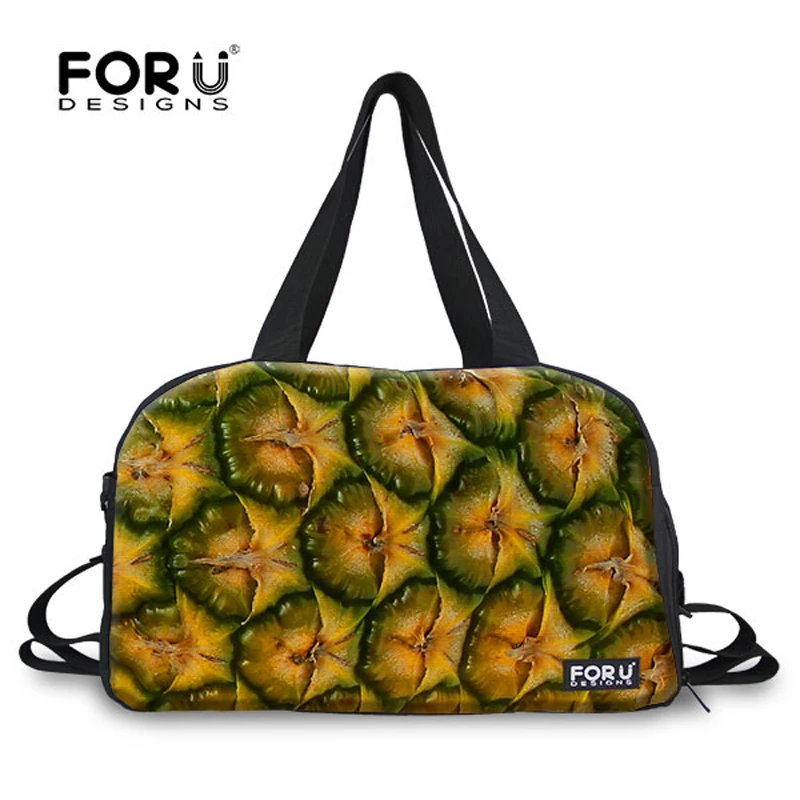 FORUDESIGNS Women Travel Luggage Duffle Bag Teen Girls Multifunctional Travel Bags Pineapple Fruit Pattern Female Weekend Bags
FORUDESIGNS Women Travel Luggage Duffle Bag Teen Girls Multifunctional Travel Bags Pineapple Fruit Pattern Female Weekend Bags