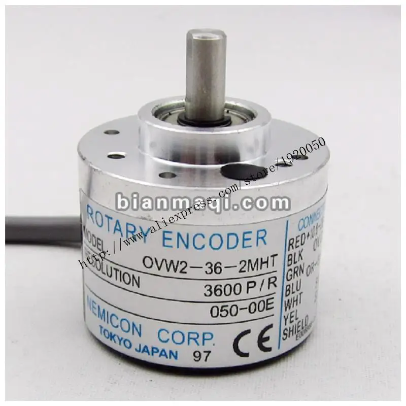 OVW2-36-2MHT close control over the optical encoder supplier Shaft 6mm pulse 3600P / R
OVW2-36-2MHT close control over the optical encoder supplier Shaft 6mm pulse 3600P / R
