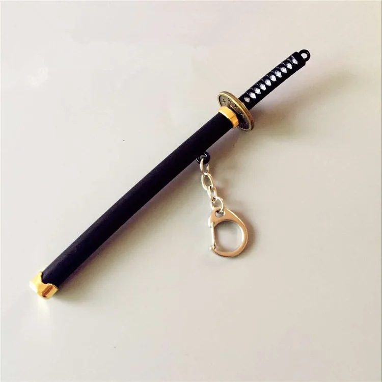 2018 Naruto Anime Sasukes Kusanagi No Tsurugi Katana Sabre Keychain Key