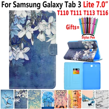 Fashion Painted Leather Slim Flip Case For Samsung Galaxy Tab 3 Lite 7.0 T110 T111 T113 T116 Silicon Cover Coque Capa Funda
Fashion Painted Leather Slim Flip Case For Samsung Galaxy Tab 3 Lite 7.0 T110 T111 T113 T116 Silicon Cover Coque Capa Funda