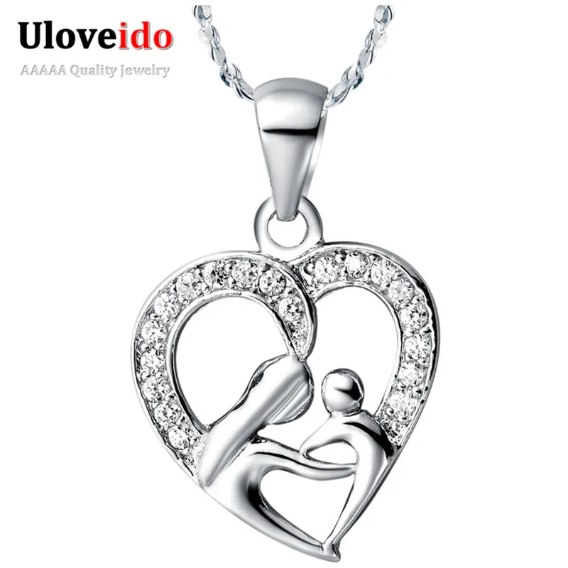 Uloveido 10% Off Mothers Day Gifts for Mom Silver Color Necklace Fashion Necklaces & Pendants for Women Girls Free Shipping N595
Uloveido 10% Off Mothers Day Gifts for Mom Silver Color Necklace Fashion Necklaces & Pendants for Women Girls Free Shipping N595