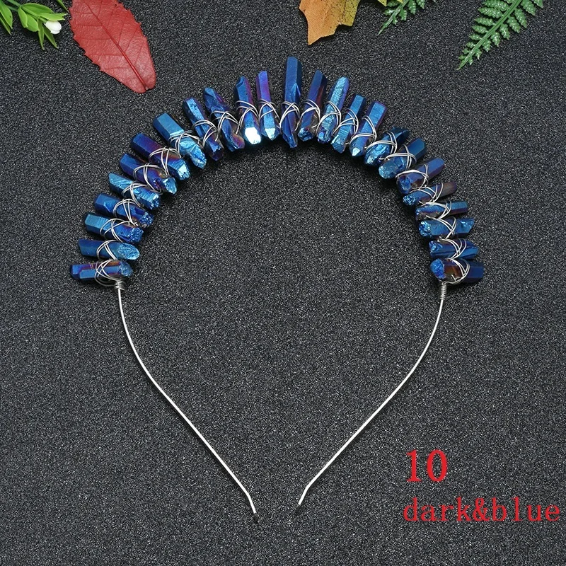 Handmade Sliver Wired Hairband Crystal Hairbands Crown Hair Clips For Women Halo Crystal Crown Natural Stone Hair Ornaments
Handmade Sliver Wired Hairband Crystal Hairbands Crown Hair Clips For Women Halo Crystal Crown Natural Stone Hair Ornaments