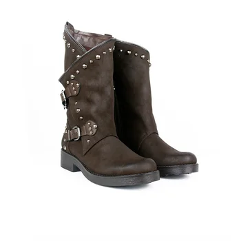 Horse riding boots Sexy Rivet Black Boots Women Platform Soft Leather Autumn Ladies Boots With Zipper low Heelspumk Shoes
Horse riding boots Sexy Rivet Black Boots Women Platform Soft Leather Autumn Ladies Boots With Zipper low Heelspumk Shoes