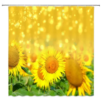 Best Sale Plant Yellow sunflower Flower Shower Curtains bathroom Decor Curtain 69 x 70 Inch Waterproof polyester Fabric Cheap
Best Sale Plant Yellow sunflower Flower Shower Curtains bathroom Decor Curtain 69 x 70 Inch Waterproof polyester Fabric Cheap