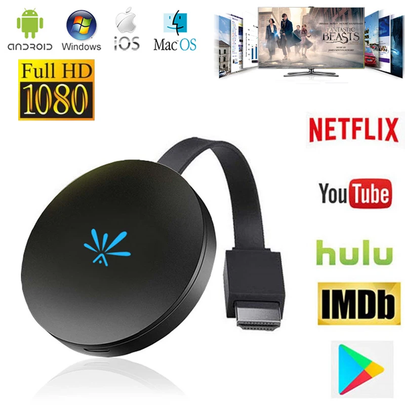 2019 New ~ G6 TV Stick Wireless Dongle Receiver 2.4G / 5G Dual-band WIFI 1080P HD Support HDMI Miracast Airplay for Android iOS
2019 New ~ G6 TV Stick Wireless Dongle Receiver 2.4G / 5G Dual-band WIFI 1080P HD Support HDMI Miracast Airplay for Android iOS
