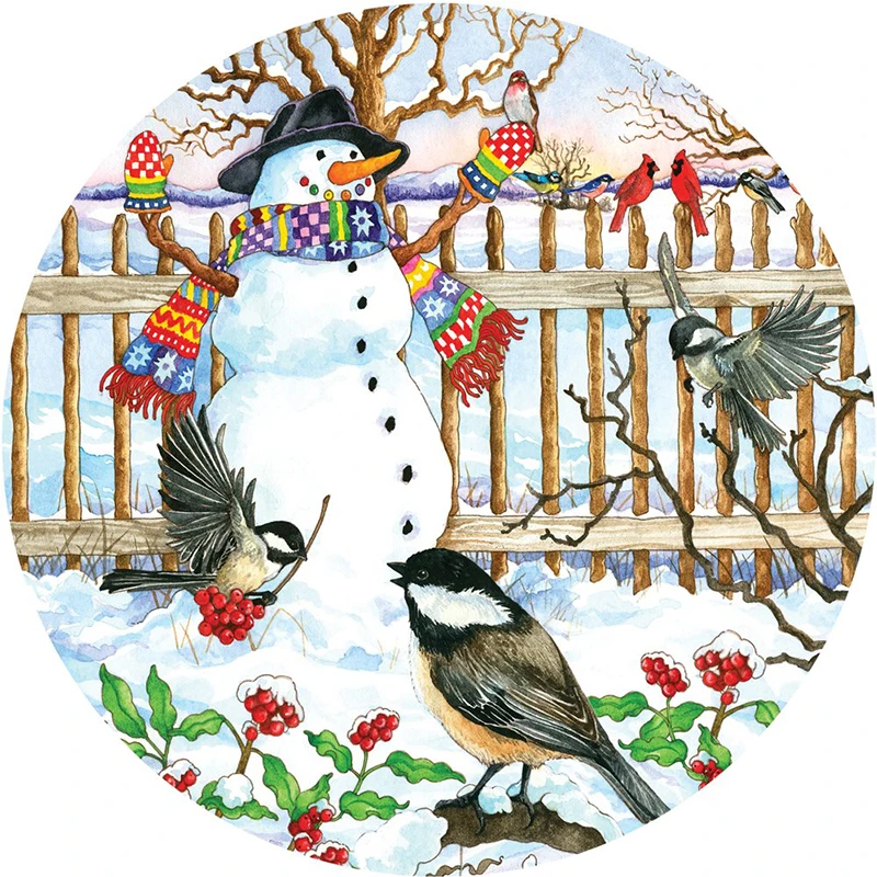 Full square / round diamond 5D DIY diamond painting "Christmas snowman and bird" 3D embroidery cross stitch Christmas decoration
Full square / round diamond 5D DIY diamond painting "Christmas snowman and bird" 3D embroidery cross stitch Christmas decoration