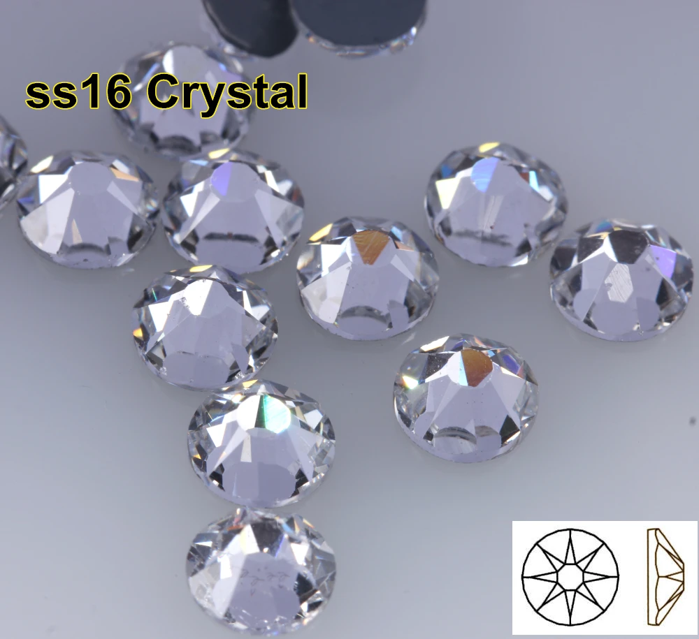 1440pcs/Lot, AAA Quality New Facted (8 big + 8 small) ss16 (3.8-4.0mm) Crystal Iron On Hotfix Rhinestones
1440pcs/Lot, AAA Quality New Facted (8 big + 8 small) ss16 (3.8-4.0mm) Crystal Iron On Hotfix Rhinestones