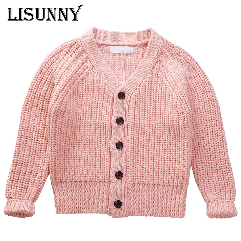 2019 Autumn Winter Girls Boys Sweaters cardigan Thick Kids Cotton Coat Children Clothing Baby Knitted cardigan cute V-neck Coat
2019 Autumn Winter Girls Boys Sweaters cardigan Thick Kids Cotton Coat Children Clothing Baby Knitted cardigan cute V-neck Coat