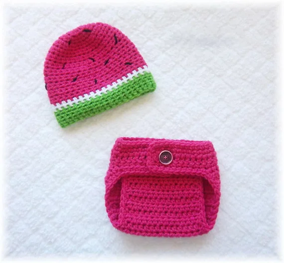 Free shipping,Newborn Baby Watermelon Crochet Hat and Diaper Cover Photography Photo Prop
Free shipping,Newborn Baby Watermelon Crochet Hat and Diaper Cover Photography Photo Prop