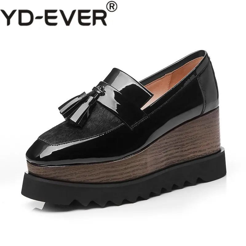 Handmade Autumn Shoes Horsehair Square Toe Tassel Platform Design Wedges Pumps Runway Models High Heel Women Casual Shoes
Handmade Autumn Shoes Horsehair Square Toe Tassel Platform Design Wedges Pumps Runway Models High Heel Women Casual Shoes