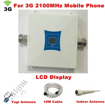 HOT!Full set 3G UMTS 2100MHZ WCDMA LCD Repeater Cell Phone Mobile Signal Repeater / Amplifier / booster +Yagi Antenna +10m Cable
HOT!Full set 3G UMTS 2100MHZ WCDMA LCD Repeater Cell Phone Mobile Signal Repeater / Amplifier / booster +Yagi Antenna +10m Cable