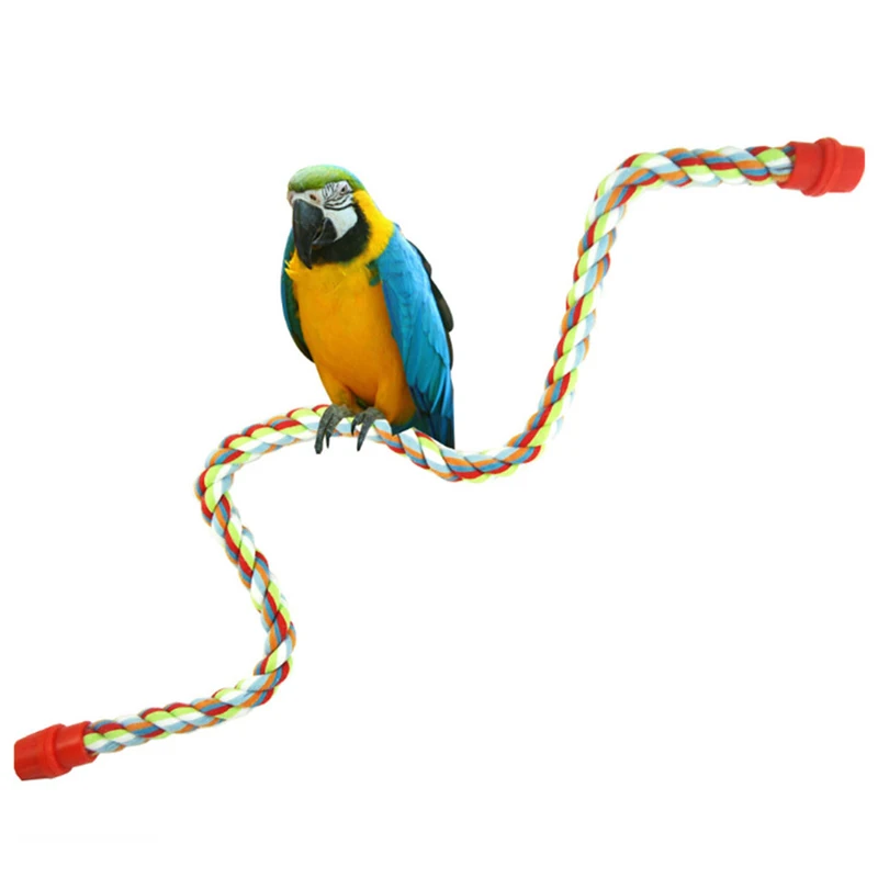 Bird Toy Pet Bird Parrot Rope Cockatiel Parakeet Conure Cage Standing Perch Chew Peck Toy 17"/21"/32"
Bird Toy Pet Bird Parrot Rope Cockatiel Parakeet Conure Cage Standing Perch Chew Peck Toy 17"/21"/32"