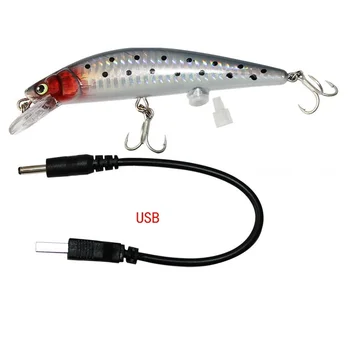 Rechargeable fake fish for lure It attracting fish by lighting vibrating and ultrasonic in water 6pcs
Rechargeable fake fish for lure It attracting fish by lighting vibrating and ultrasonic in water 6pcs