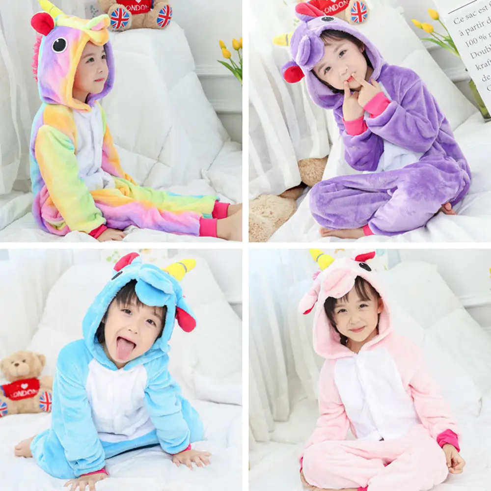 Rainbow Unicorn Pajamas Onesie Kids Animals Flannel Anime Cartoon Sleepwear Christmas Cosplay 
Rainbow Unicorn Pajamas Onesie Kids Animals Flannel Anime Cartoon Sleepwear Christmas Cosplay