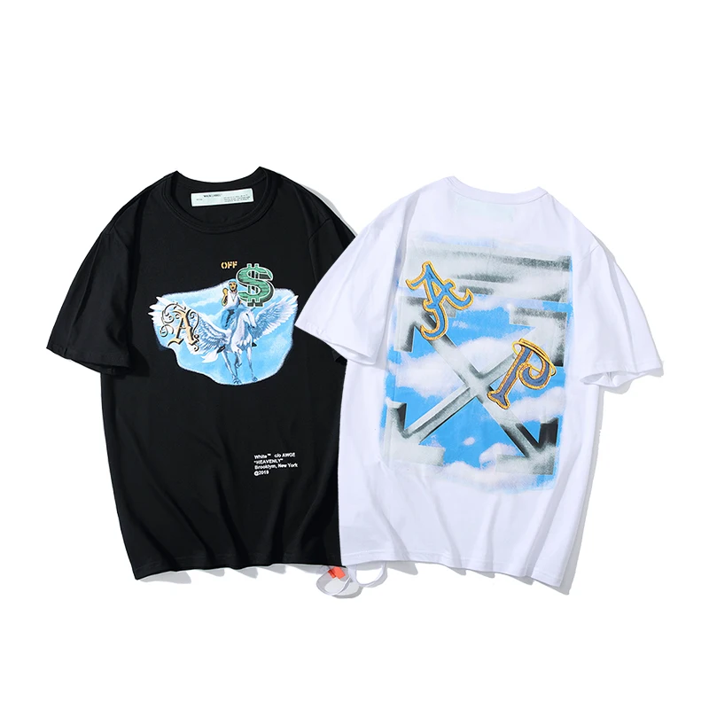 $ Graffiti Pegasus 19ss Off-White OW Men/Women Unisex Couple Lovers models Fashion Cotton Casual Short sleeve Round neck T-shirt
$ Graffiti Pegasus 19ss Off-White OW Men/Women Unisex Couple Lovers models Fashion Cotton Casual Short sleeve Round neck T-shirt