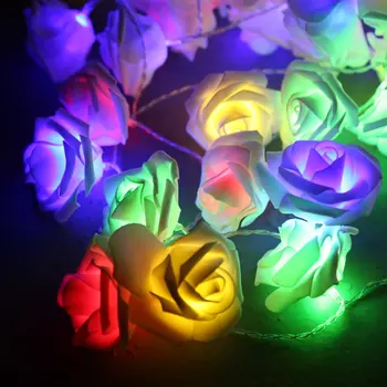 110V 220V Rose Flower led String Lights Rose Blossom Lamps for Fashion show Dancing hall Party Wedding Christmas Decoration
110V 220V Rose Flower led String Lights Rose Blossom Lamps for Fashion show Dancing hall Party Wedding Christmas Decoration