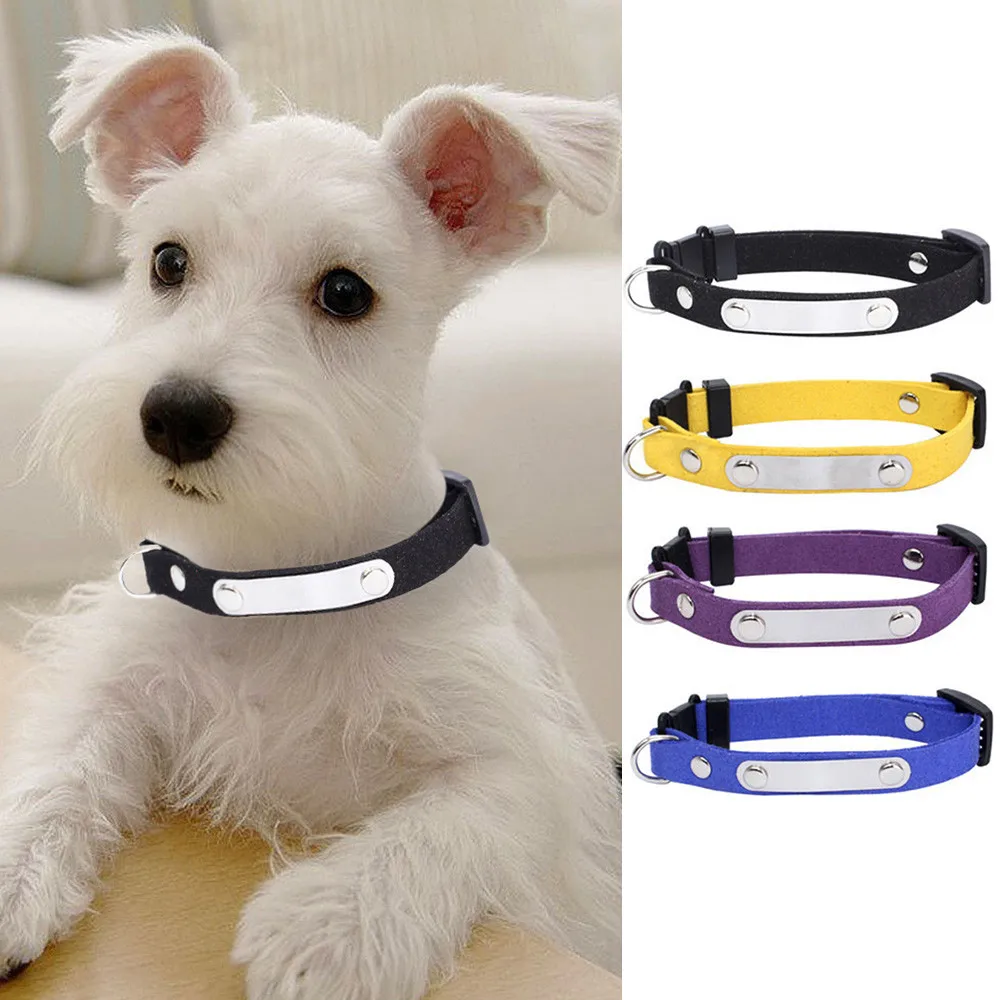 Personalized Dog Collars adjustable Soft Leather Custom Dog Collar Name ID Tags For puppy Large Dogs collar Pet Accessories yl
Personalized Dog Collars adjustable Soft Leather Custom Dog Collar Name ID Tags For puppy Large Dogs collar Pet Accessories yl